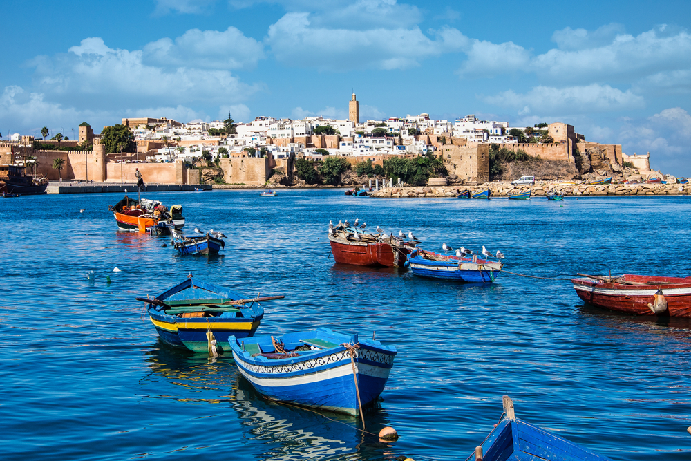 View,Of,The,Harbour,Of,Rabat,,Morocco,Located,In,The